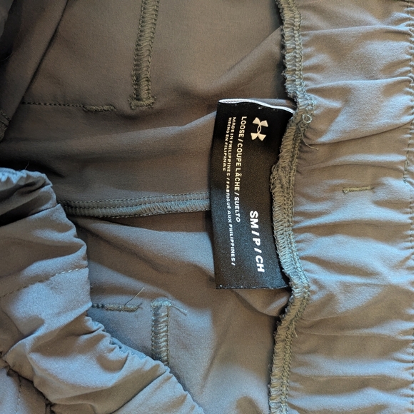 Under Armour Gray Track Pants with Elastic Waistband - Picture 3 of 3